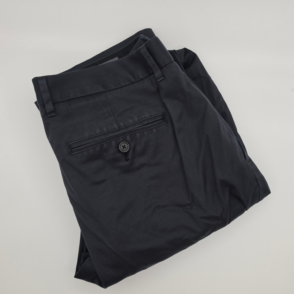 Bonobos Chino Pants Mens 33x32 Black Excellent Slim Fit Tuesday Stretch Trousers